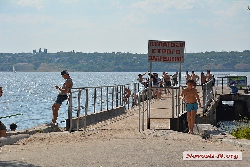 Жара в Николаеве: на городских пляжах аншлаг (видео)