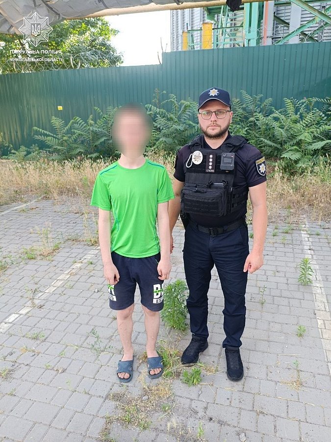 В Николаеве патрульные оперативно нашли пропавшего ребенка