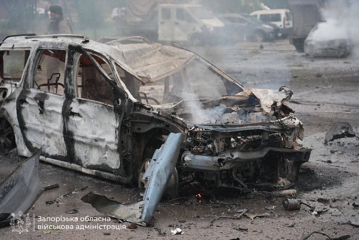 В Запорожье прогремела серия взрывов: среди раненых 10-летний ребенок (фото)