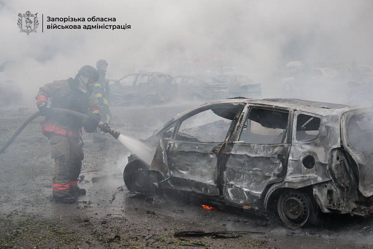 В Запорожье прогремела серия взрывов: среди раненых 10-летний ребенок (фото)