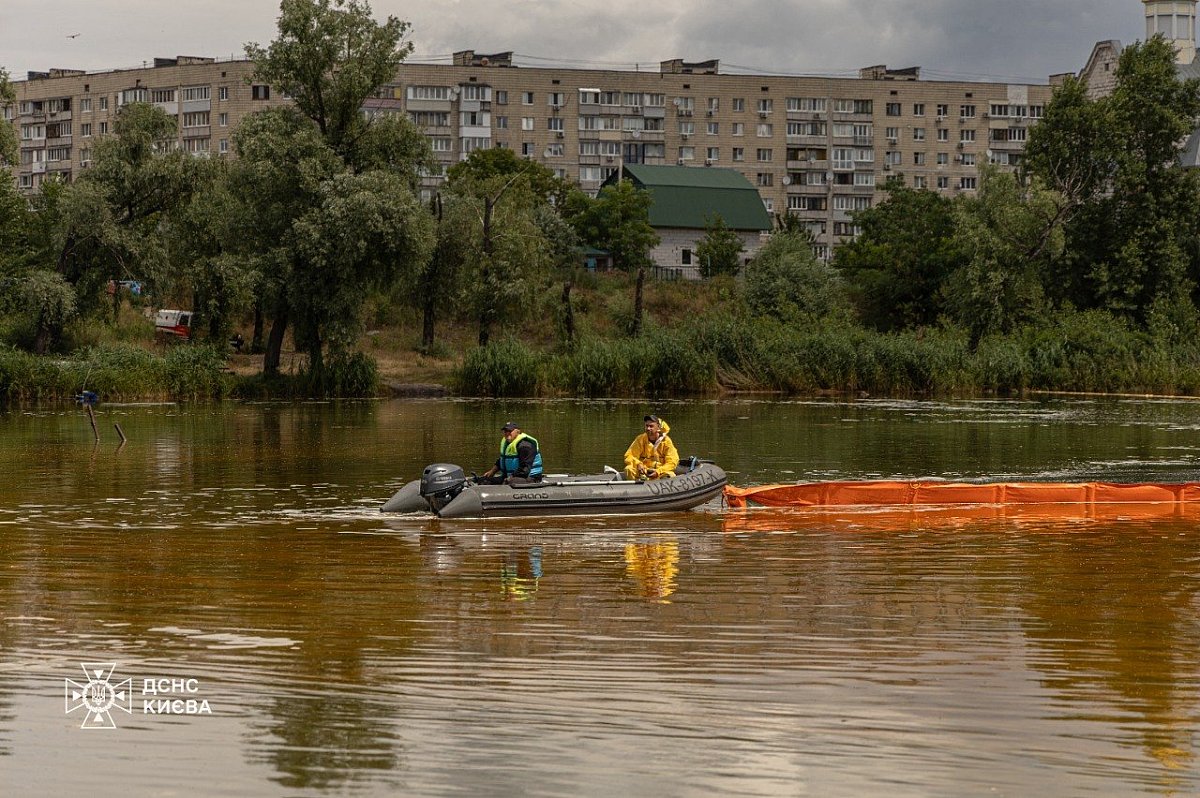 В Киеве из-за обстрелов произошло экологическое бедствие (фото)