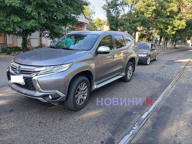 BMW «догнал» Mitsubishi в Николаеве 