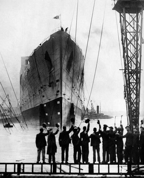Отправление \"Титаника\", 1912 г. ФОТО
