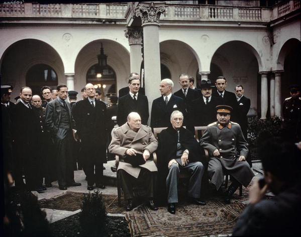 Ялтинская конференция. Крым. 1945 г. ФОТО