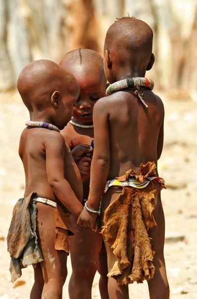 Африканское племя \"Химбу\". ФОТО