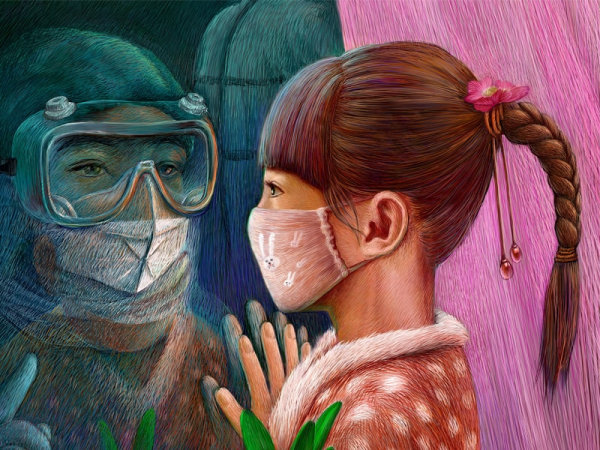 20 душевных работ, которые художники посвятили главным бойцам с коронавирусом — медикам