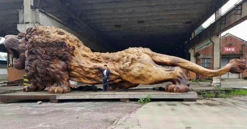 15 невероятных деревянных скульптур, которые поражают воображение