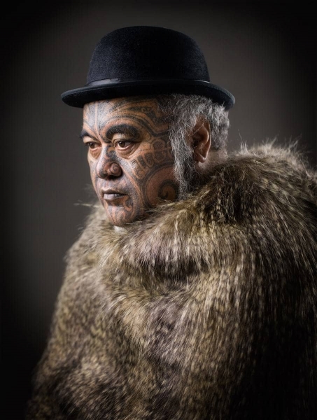Новозеландский фотограф показал, как выглядели бы маори без своих традиционных татуировок