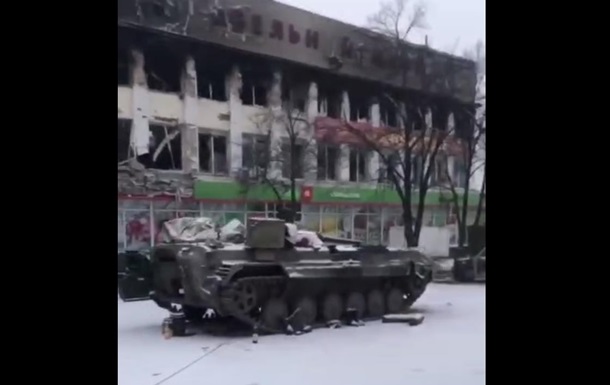 Появилось видео последствий боев под Киевом