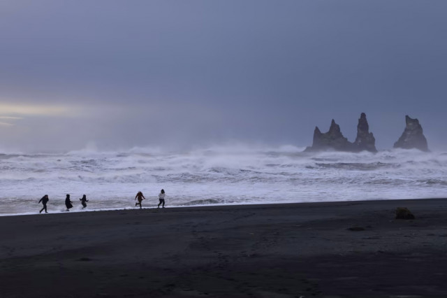 Немного фотографий: виды Исландии в феврале