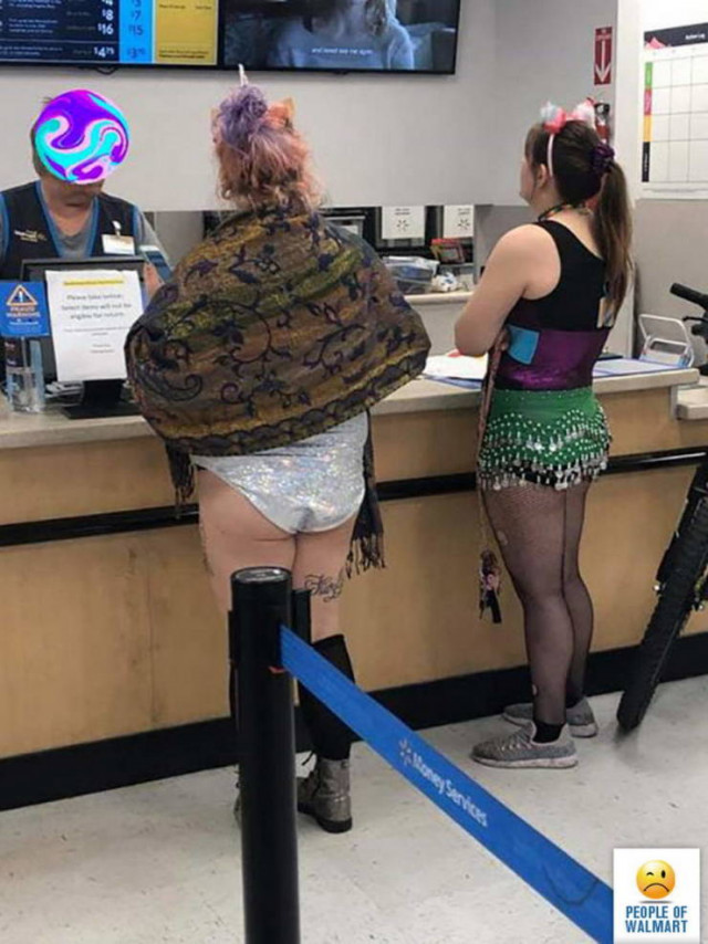 Чудаки и чудачества в Walmart