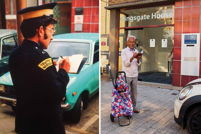 Британский уличный фотограф воссоздаёт фотографии, сделанные десятилетия назад