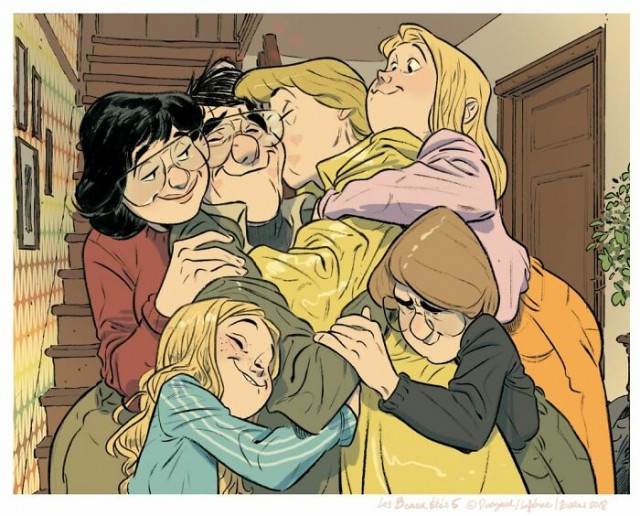 Квинтэссенция любящей семьи в иллюстрациях Жорди Лафебра