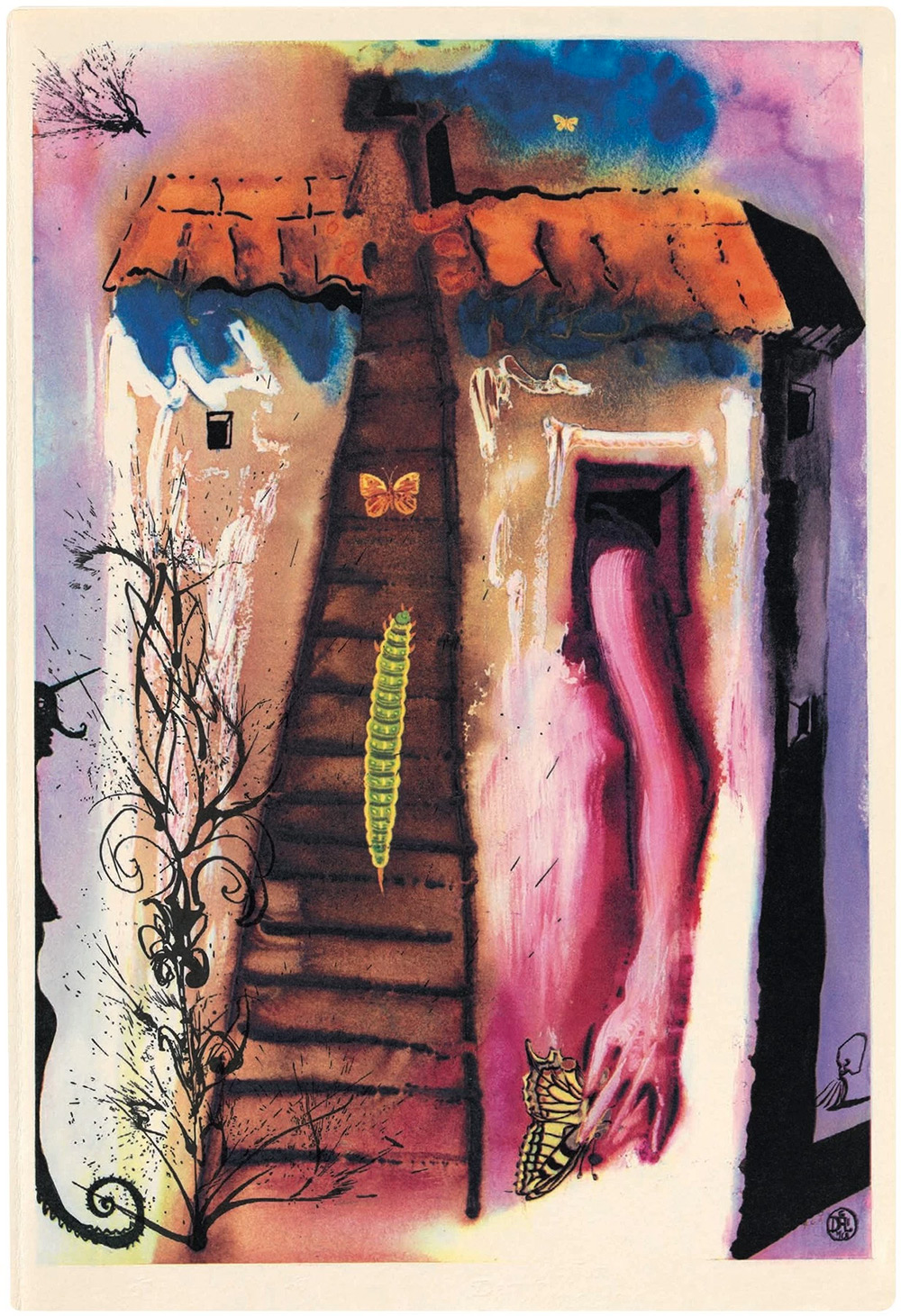 \"Сюрреализм Алисы\": свет увидила иллюстрация Сальвадора Дали к известной книге. ФОТО