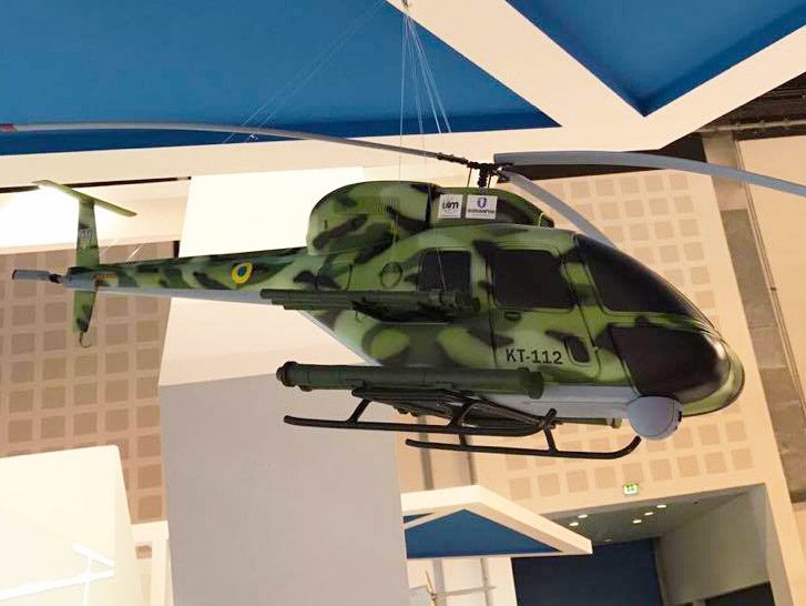 Украина показала на выставке в ОАЭ новый боевой вертолет
