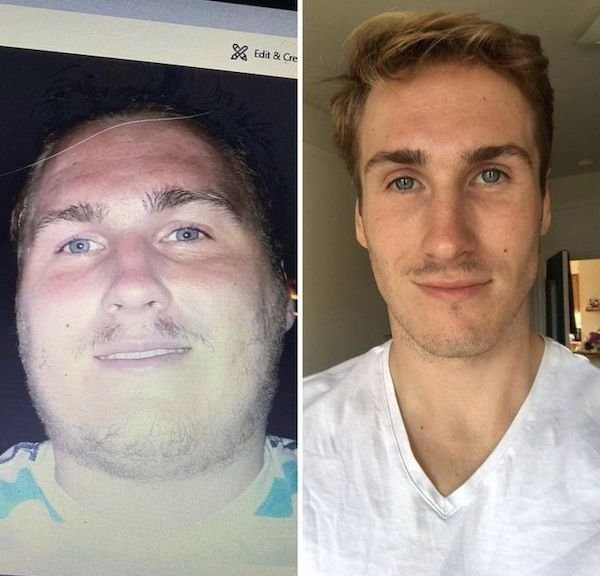 В сети показали людей, которые захотели и похудели (фото)