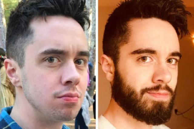 В сети показали, как борода может изменить внешность (фото)