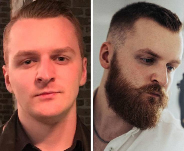 В сети показали, как борода может изменить внешность (фото)