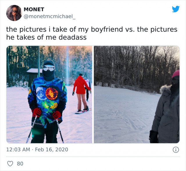 Как девушки фотографируют своих парней vs. как парни фотографируют своих девушек 