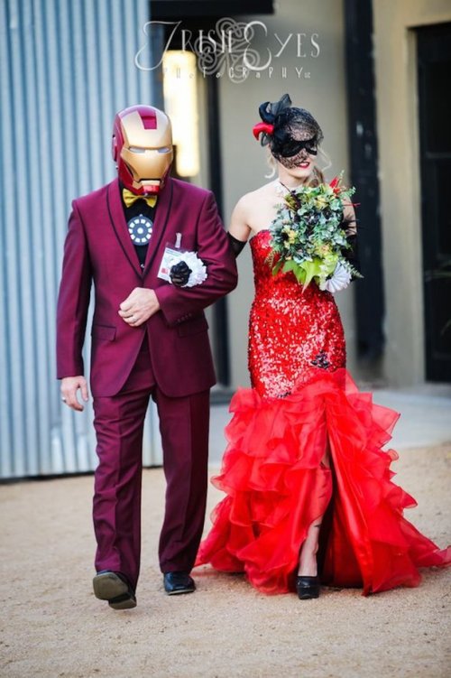Свадьба в стиле супергероев (13 фото)