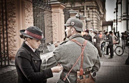 Велопробег в ретро-стиле