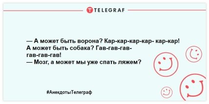 Шутка-минутка: новая порция вечерних анекдотов, которая подарит вам улыбку