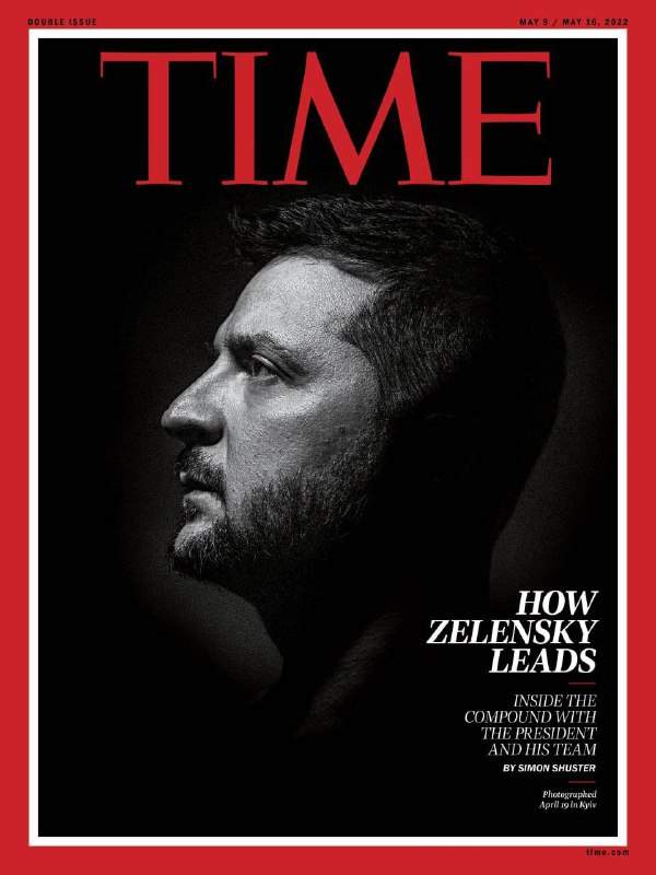 Зеленский украсил обложку журнала Time. Фото