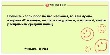 Вешать нос запрещено: самые позитивные вечерние анекдоты (ФОТО)