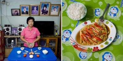 Фотограф показал, чем кормят бабушки своих внуков в разных странах. Фото
