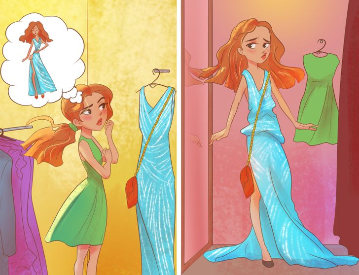 11 иллюстраций, в которых любая невысокая девушка узнает себя