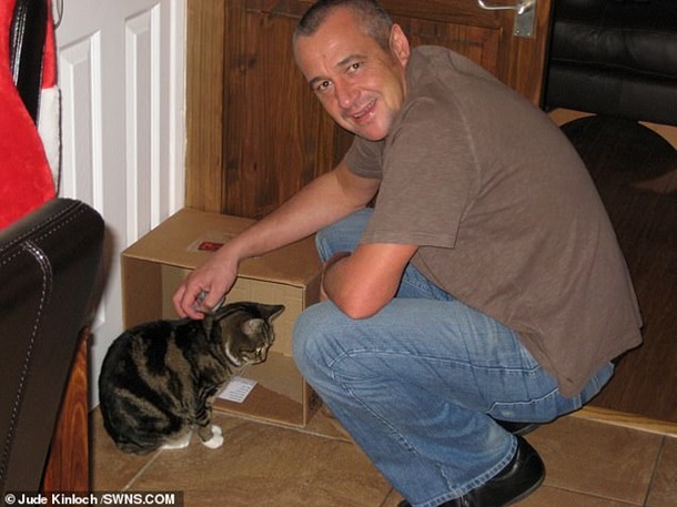Потерявшийся кот вернулся домой спустя семь лет. Фото