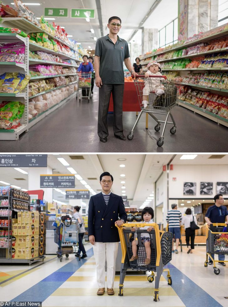 Фотограф продемонстрировал миру сходства и различия Северной и Южной Корей. И они способны впечатлить