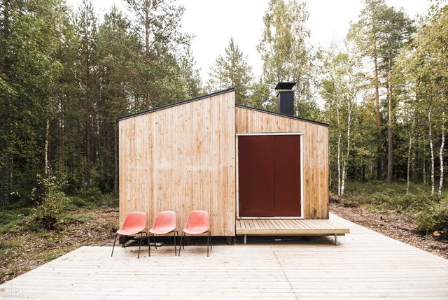 Фінські студенти власноруч створили ідеальний дім у лісі: вражаючі фото - фото 349187