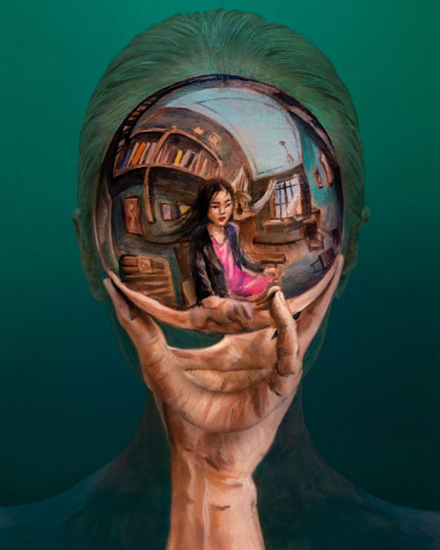 Новые сюрреалистические иллюзии южнокорейской художницы Даин Юн (фото)