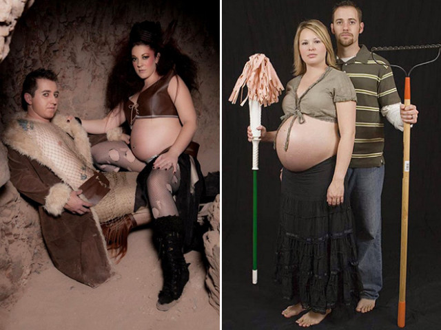 Дивні "вагітні" фотосесії
