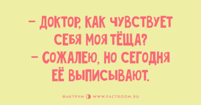 Доза позитива: веселые анекдоты для любителей тонкого юмора