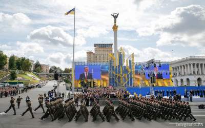 День Независимости: яркие кадры военного парада в Киеве. Фото