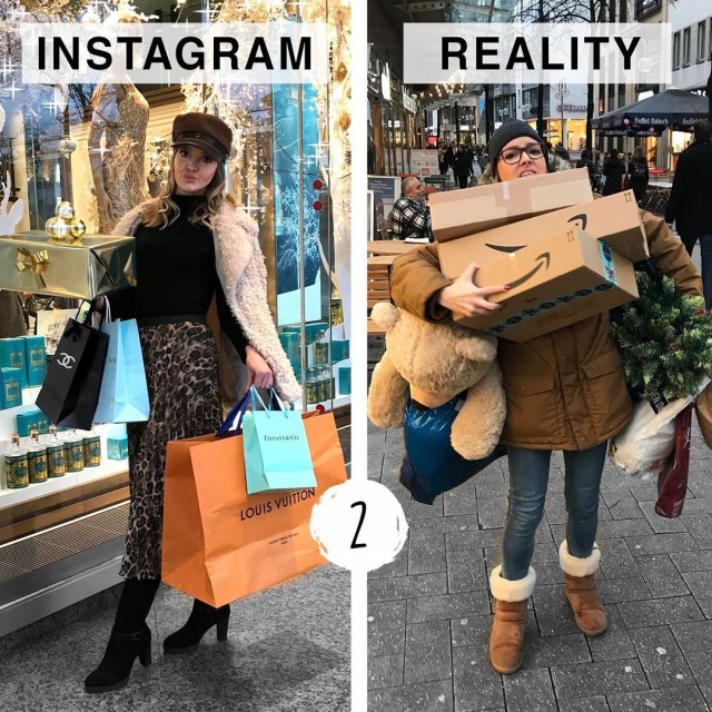 Весела німкеня продовжує викривати "ідеальні" фотографії з Instagram (фото)