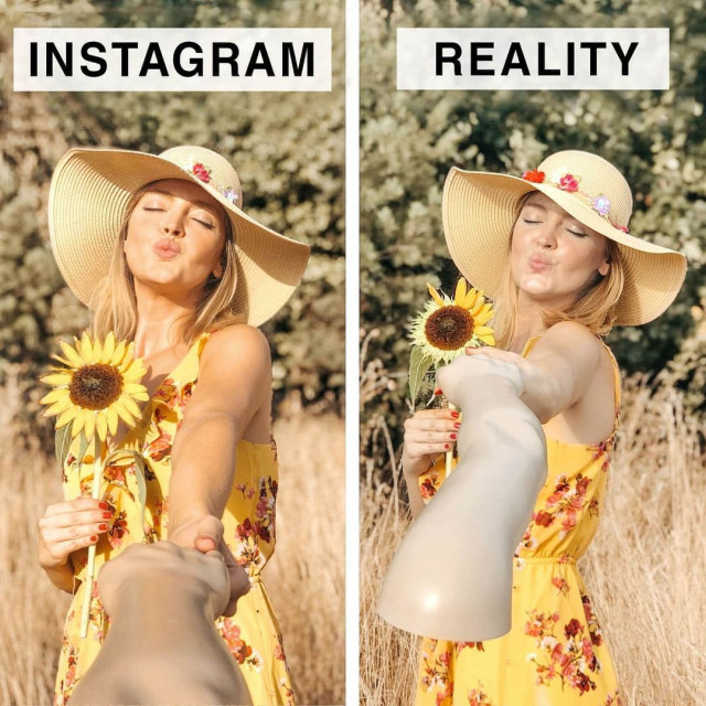 Весела німкеня продовжує викривати "ідеальні" фотографії з Instagram (фото)