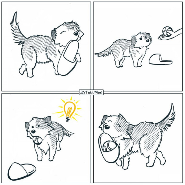Художник за допомогою коміксів показує, як жити з кішкою та собакою (фото)
