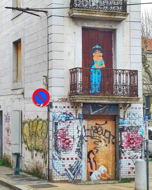 Французский уличный художник с неиссякаемой фантазией (фото)