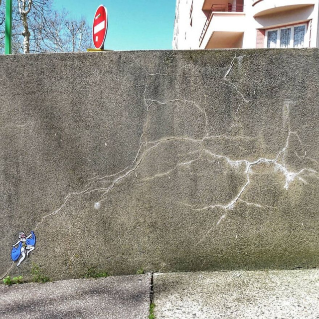 Французский уличный художник с неиссякаемой фантазией (фото)