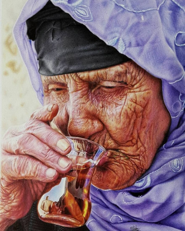 Фотореалистичные рисунки египетского художника Мостафы Ходеира