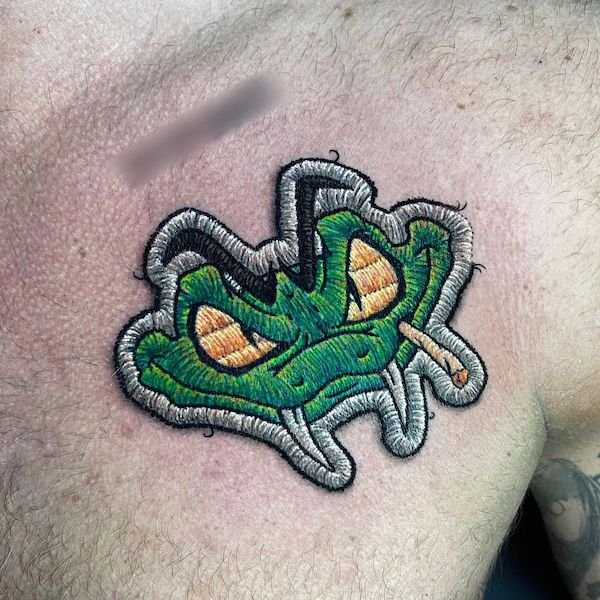 Татуювання Дуди Лозано, які не відрізняються від справжньої вишивки (фото)
