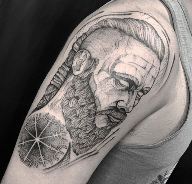 Татуювання для шанувальників скандинавської міфології та вікінгів зокрема (фото)