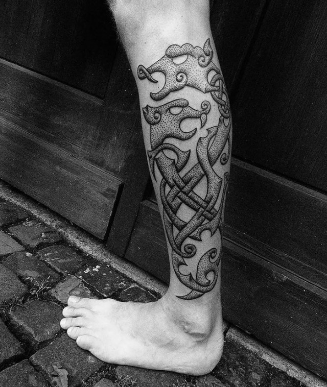 Татуювання для шанувальників скандинавської міфології та вікінгів зокрема (фото)