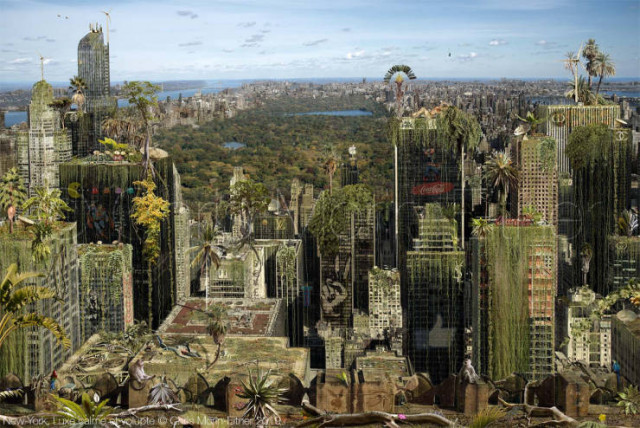 Художник представил, как будут выглядеть города мира, если человечество исчезнет (фото) 