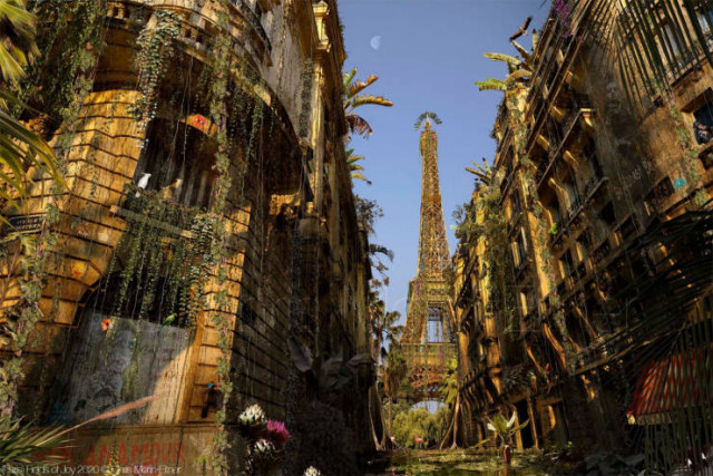 Художник представил, как будут выглядеть города мира, если человечество исчезнет (фото) 