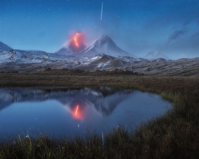 Фотограф случайно сделал потрясающий снимок падающей звезды (фото)