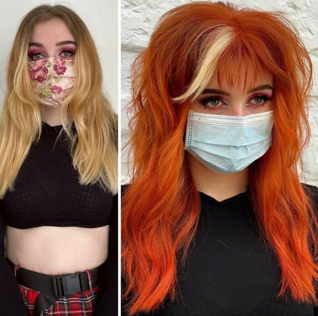 Женщины, которые покрасили волосы в непривычный цвет и не пожалели об этом (фото)